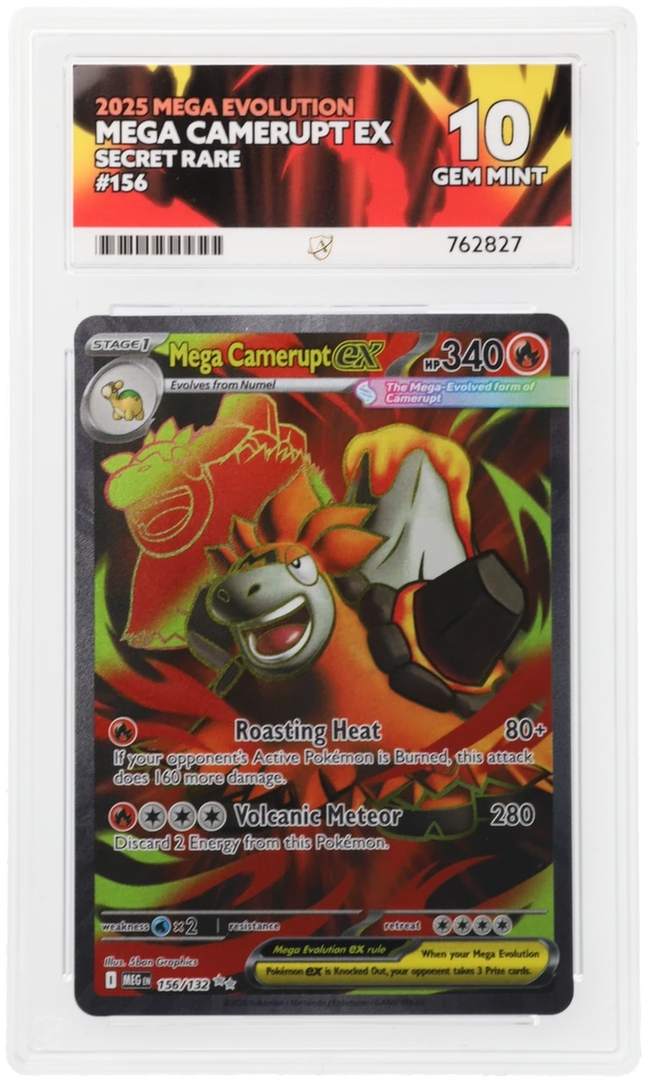 Mega Camerupt ex - ACE 10   (Front)