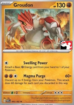 Groudon⁣ - Play! Pokémon Prize Pack Series Five⁣ (Promo)⁣ [PAR 093]