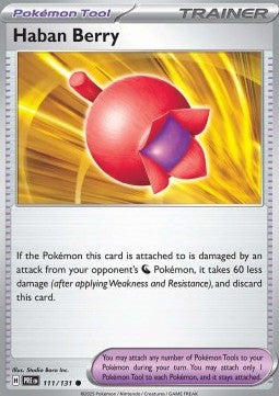 Haban Berry‚Å£ - Prismatic Evolutions‚Å£ (Common)‚Å£ [111]