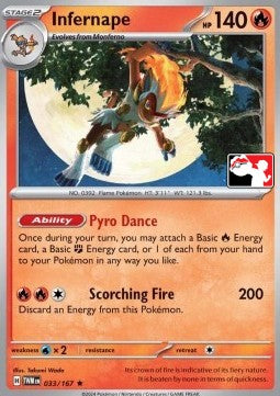 Infernape⁣ - Play! Pokémon Prize Pack Series Six⁣ (Promo)⁣ [TWM 033]