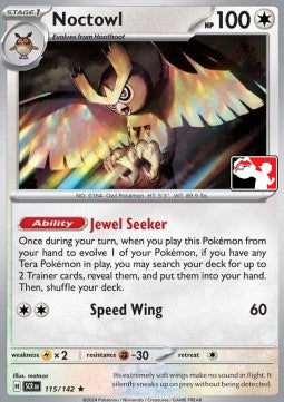 Noctowl⁣ - Play! Pokémon Prize Pack Series Six⁣ (Promo)⁣ [SCR 115]