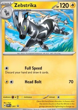 Zebstrika‚Å£ - SV Black Star Promos‚Å£ (Promo)‚Å£ [201]