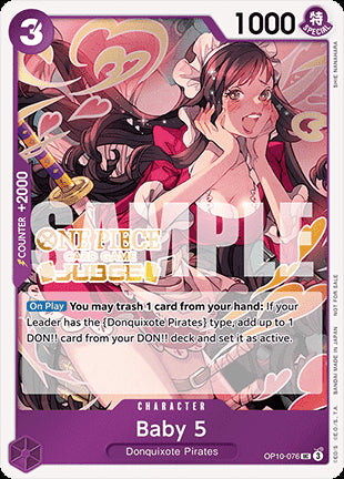 Baby 5 (OP10-076)⁣ - Judge Promos⁣ (Uncommon)⁣ [OP10-076]