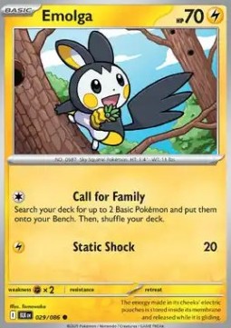 Emolga - Black Bolt (Common) [BLK-029]