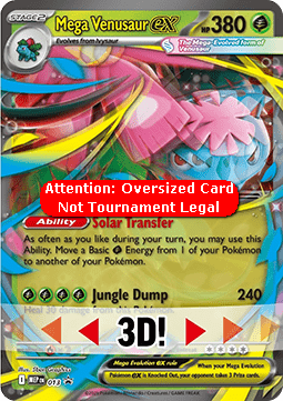 Mega Venusaur ex - MEP Black Star Promos (Oversized) [MEP-013]