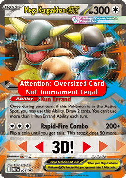 Mega Kangaskhan ex - MEP Black Star Promos (Oversized) [MEP-025]
